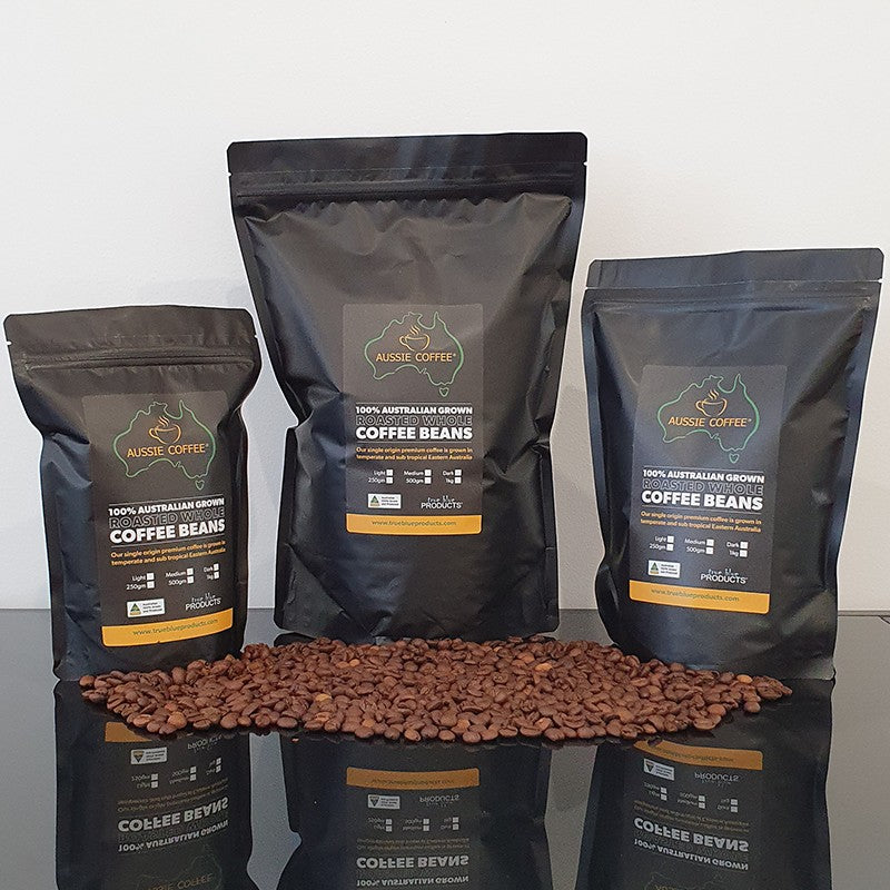 Aussie Coffee 250gm Bag trueblueproducts.com.au